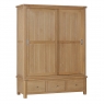 Fairway Furniture Fairford Oak Bedroom Large Robe