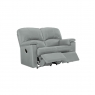 Chloe 2 Seater Sofa with Double Manual Recliner Actions
