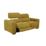 Brook Small 2.5 Double Power Recliner Sofa with Power Ratchet Headrest & USB