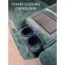 HTL  Brook Homestage Power Recliner Sofa with Lux Media