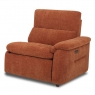 HTL  Jasper 1 Seater Power Recliner Section with Power Ratchet Headrest & USB