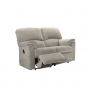 Chloe 2 Seater Sofa with Single Manual Recliner Action
