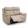 Premier  Oakwood 2 Seater Double Power Recliner Sofa with USB