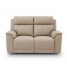 Premier  Oakwood 2 Seater Double Power Recliner Sofa with Adjustable Headrests and USB