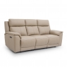 Oakwood 3 Seater Double Power Recliner Sofa with Adjustable Headrests, Lumbar and USB