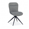 Maxfurn Aldo Pair of Fabric Swivel Dining Chairs