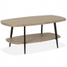 Choice Danish Oval Coffee Table With Shelf