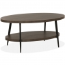 Choice Oval Coffee Table - Shelf