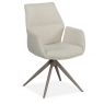 Maxfurn Fallon Pair of Fabric Swivel Dining Chairs