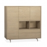 Maxfurn Fiore Large Wall Cabinet with LED Lighting