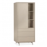Maxfurn Fiore Tall Wall Cabinet with LED Lighting