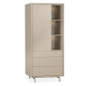 Maxfurn Fiore Tall Wall Cabinet with LED Lighting
