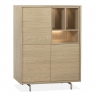 Maxfurn Fiore Wall Cabinet with LED Lighting