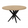 Montello Round 120cm Fixed Top Dining Table