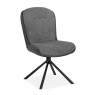 Maxfurn Tosca Pair of Fabric Swivel Dining Chairs