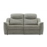 Firth 3 Seater Sofa (2 Cushion) with Single Power Recliner Action - Touch Button