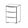 Taro 6D17 3 Drawer Bedside Table