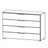 Fairway Furniture Taro 6DB8 4 Drawer Extra Wide Chest