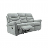 Holmes 3 Seater Sofa with Single Manual Recliner Action
