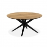 Waide Compact Round 120cm Fixed Top Dining Table