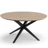 Waide Large Round 150cm Fixed Top Dining Table