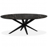 Waide Extra Large Oval Fixed Top Dining Table