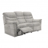 Malvern 3 Seater Sofa with Single Power Recliner Action - Touch Button