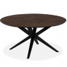 Waide Small Round 130cm Extending Dining Table