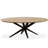 Waide Danish Oval 160cm Extending Dining Table