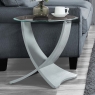 Fairway Furniture Selena Lamp Table-Grey Finish