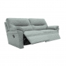 Seattle 3 Seater Sofa (2 Cushion) with Double Manual Recliner Actions