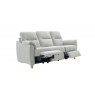 Spencer 3 Seater Sofa (3 Cushion) with Double Power Recliner Actions - Touch Button