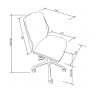 Fairway Furniture Jupiter Armless Office Chair