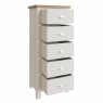 Feels Like Home Carbis 5 Drawer Narrow Chest