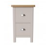 Carbis Small Bedside Cabinet - 2 Drawers