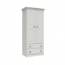 Halley 2 Door - 2 Drawer Combi Wardrobe - 1 Rail - 1 Shelf