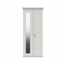 Halley 2 Door Wardrobe with Mirror - 1 Rail - 1 Shelf