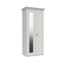 Fairway Furniture Halley 2 Door Wardrobe with Mirror - 1 Rail - 1 Shelf