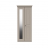 Fairway Furniture Halley 2 Door Wardrobe with Mirror - 1 Rail - 1 Shelf