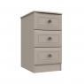 Fairway Furniture Halley 3 Drawer Bedside Chest
