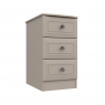 Halley 3 Drawer Bedside Chest