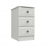 Fairway Furniture Halley 3 Drawer Bedside Chest
