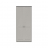 Shadow 2 Door Wardrobe - 1 Rail - 1 Shelf