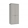 Shadow 2 Door Wardrobe - 1 Rail - 1 Shelf