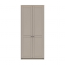 Shadow 2 Door Wardrobe - 1 Rail - 1 Shelf
