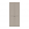 Shadow 2 Door Wardrobe - 1 Rail - 1 Shelf