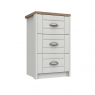 Fairway Furniture Shadow 3 Drawer Bedside Chest