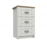 Shadow 3 Drawer Bedside Chest