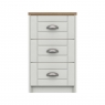 Shadow 3 Drawer Bedside Chest