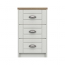 Fairway Furniture Shadow 3 Drawer Bedside Chest